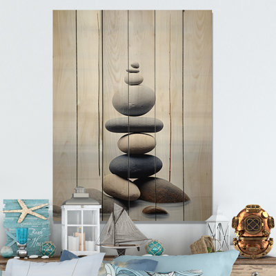 «Beach Photo Harmonic Balance I» sur bois