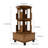 Mitthun Wheel End Table with Storage-1528168244