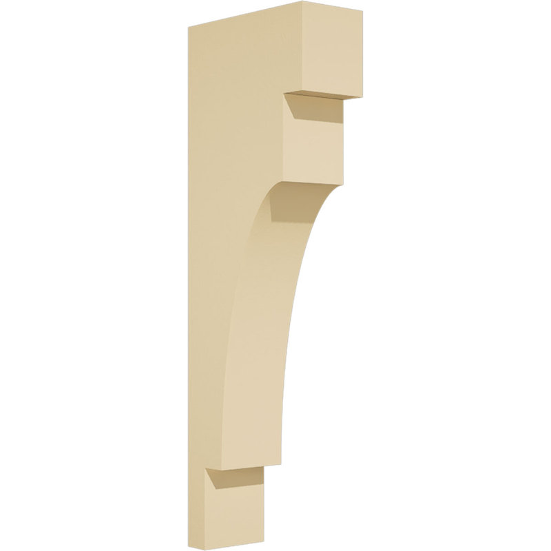 Corbeau d'uréthane méditerranéen Signature, brun clair apprêté, 24 po x 3,5 po x 8 po