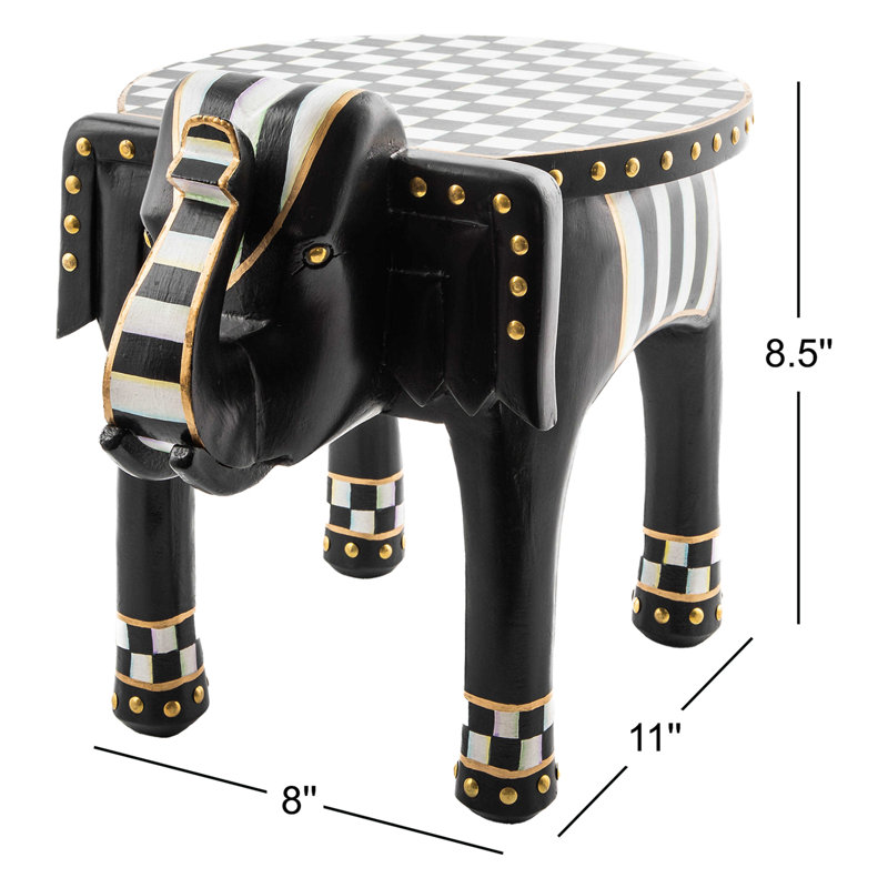 Elephant Pedestal Figurine/Sculpture