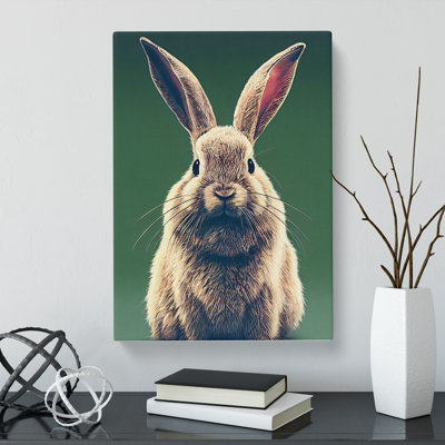 Lowesville Rabbit Portrait Vol.7 - Wrapped Canvas