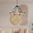 8 - Light 31.5"W Dimmable Wagon Wheel Chandelier