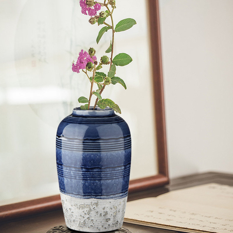 Vases décoratifs en céramique, Bleu