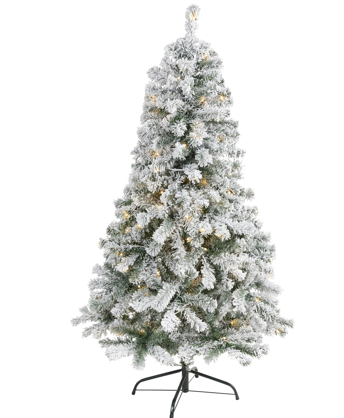Lighted Artificial Christmas Tree, 6' H