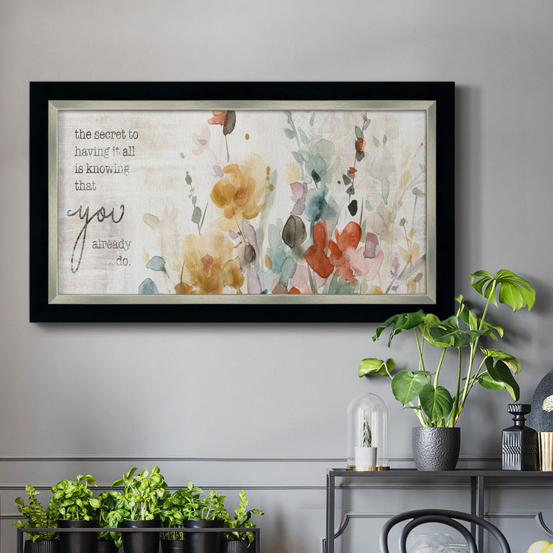Full Bloom Verse - Reproduction de photo sur toile, H 25 po x l 45 po x P 1 po