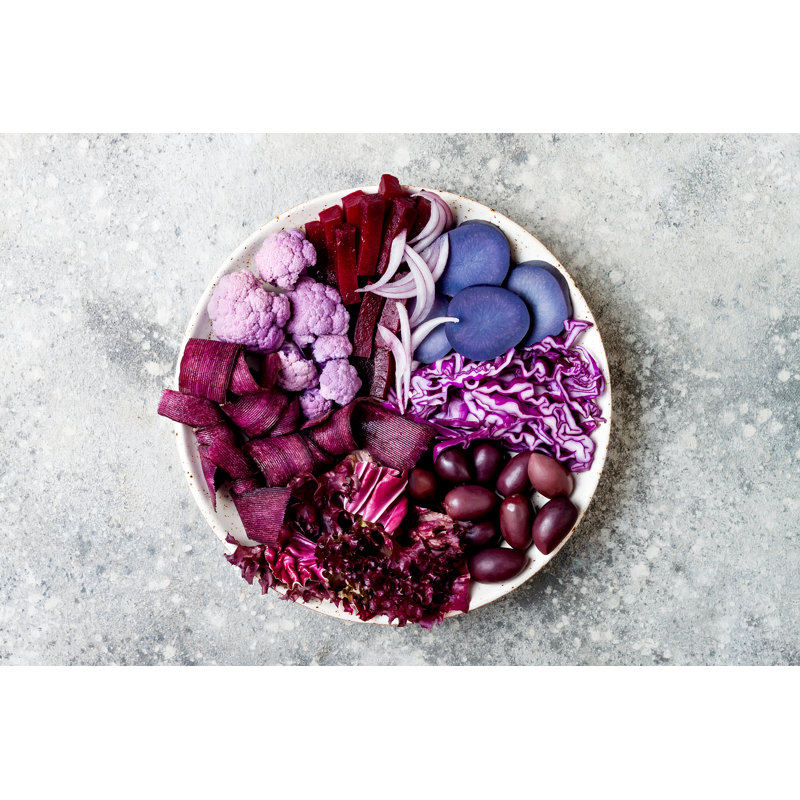 Vegan Detox Bowl by Sveta_zarzamora - Wrapped Canvas Print, 30cm H x 46cm W x 3.8cm D