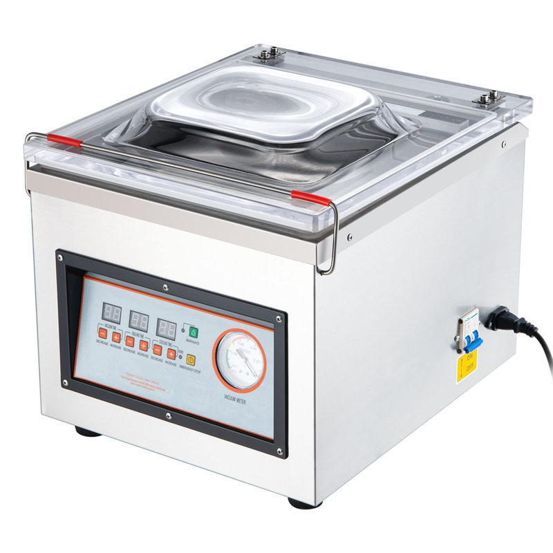 Chamber Vacuum Sealer, 320W Sealing Power, Vacuum Packing Machine For Wet Foods, Meats, Marinades And More, Compact Size With 12.6 In Sealing Length, Applied In Home Kitchen And Commercial Use