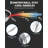 3-Piece Fry Pan Set with Lids, with Stainless Steel Nonstick Ceramic Coating & All Cooktop Compatible