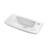 The Renovators Supply Inc. 9'' White Porcelain Rectangular Bathroom Sink with Overflow
