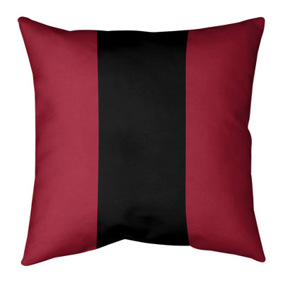Arizona Baseball Linen Striped Pillow