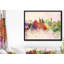 « memphis horizon », peinture sur toile encadrée-26661626