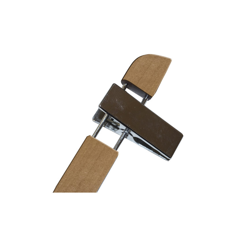 Cintre en bois pour jupe ou pantalons, Naturel
