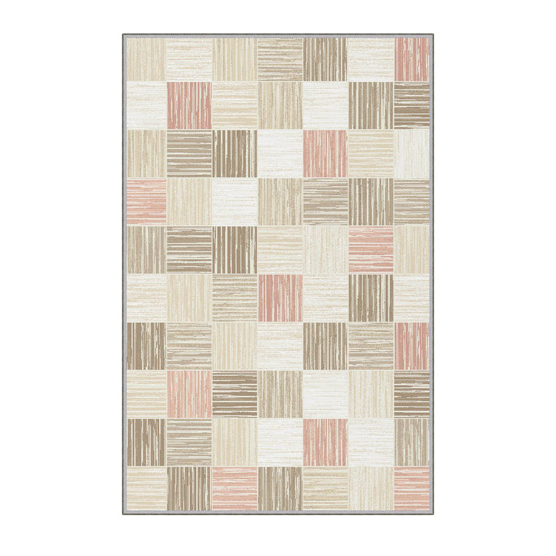 Stylish Hall Carpet (39.4 x 78.7 inches), 100% Polyester, 0.3 in Pile Height | Antibacterial, Non-Slip Underside, Machine Washable | 3D Digital Printed Design, Durable & Soft for Home Décor