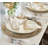 Polyester Embroidered Round Placemat