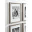 Ambrine Gray Wood Picture Frame - Set of 4 with Mat