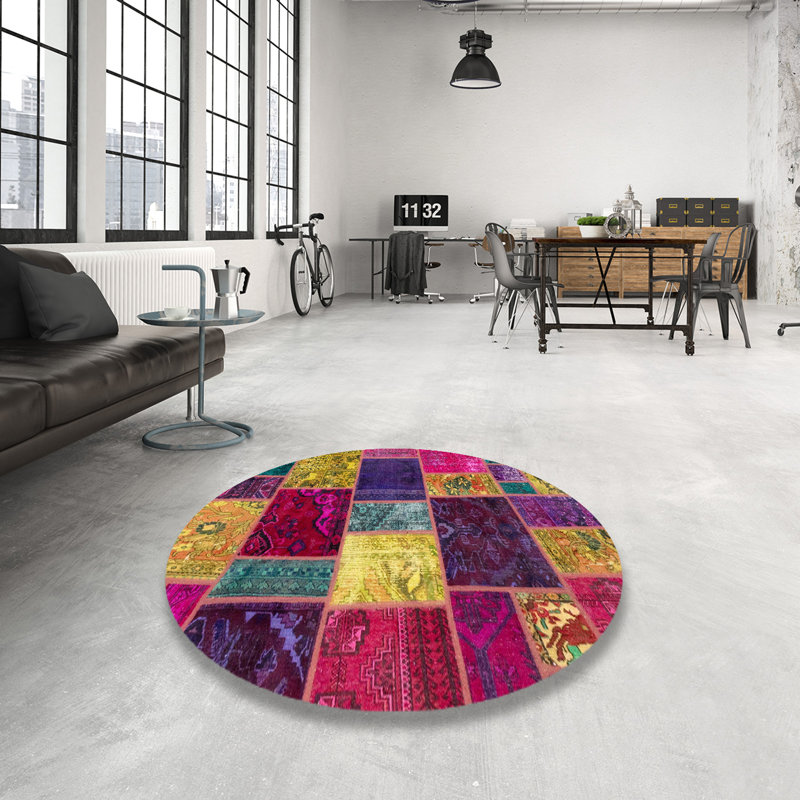 Tapis abstrait moderne 2079, Rond 4 pi