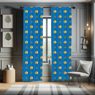Children Semi-Sheer Rod Pocket Sliding Panel