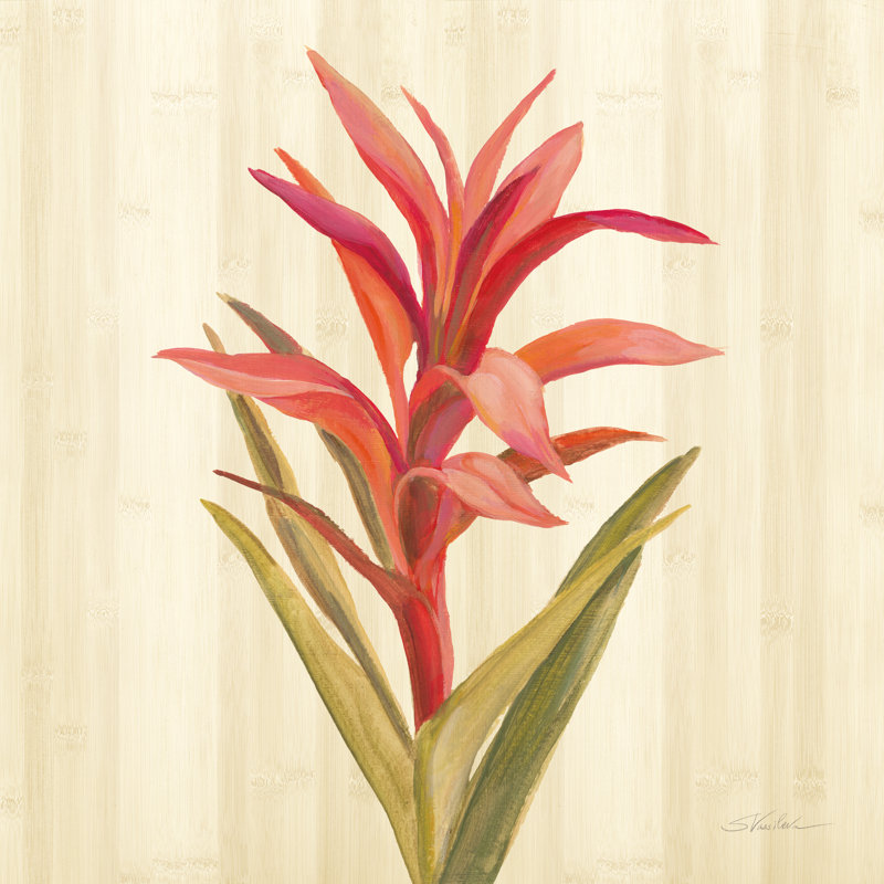 «Tropical Garden III» par - Impression sur toile tendue, H 36 po x l 36 po x P 1,25 po