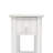 Monaco - Chairside Table - Blanc Finish