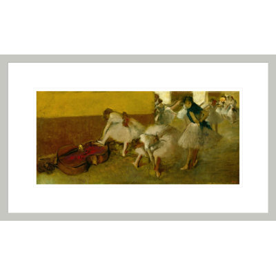 «Dancers in the Green Room» par Edgar Degas, impression giclée encadrée
