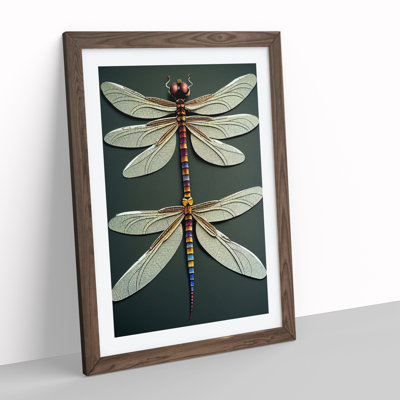 Opulent Dragonflies - Framed Print
