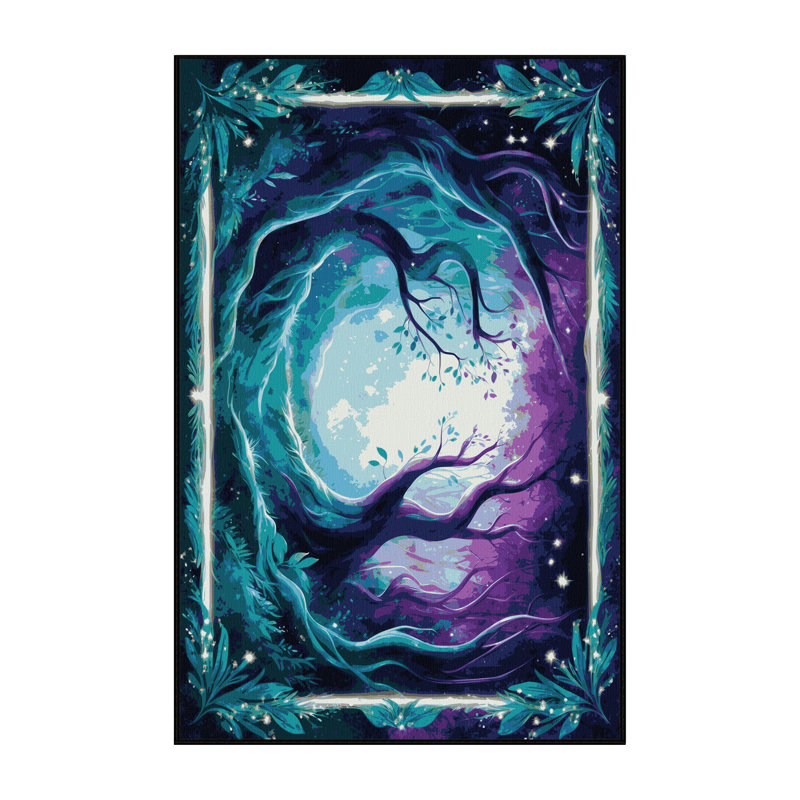Serene Arbor Rug, Rectangle 4' x 6'