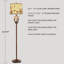 Lampe sur pied traditionnelle 63,27 po Dahmen
