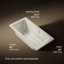 Archer Drop-In Bath with Bask Heated Surface and Reversible Drain-1272470979