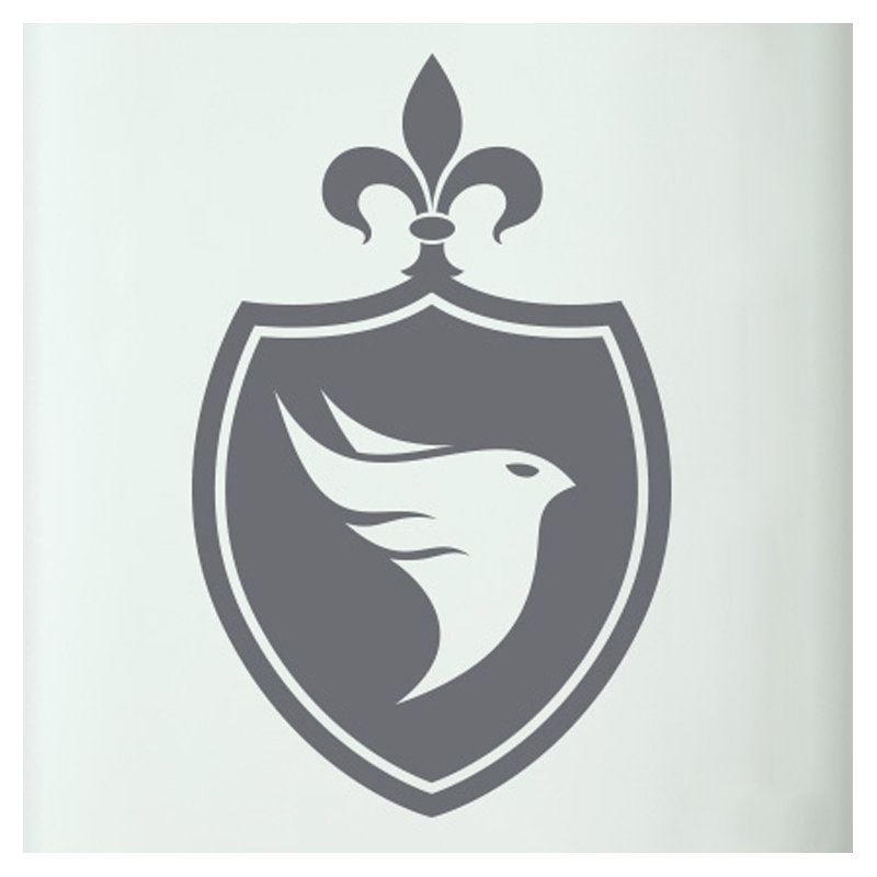 Animals Wall Decal, Grey