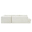Boneless L-shaped Modular Sectional Sofa Corner Sofa Couch with Double Layer Cushions for Living Room-1362749054