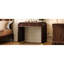 Bureau de coiffeuse élégant 3 en 1 avec miroir rabattable, finition, bois massif et rangement pour ordinateurs portables