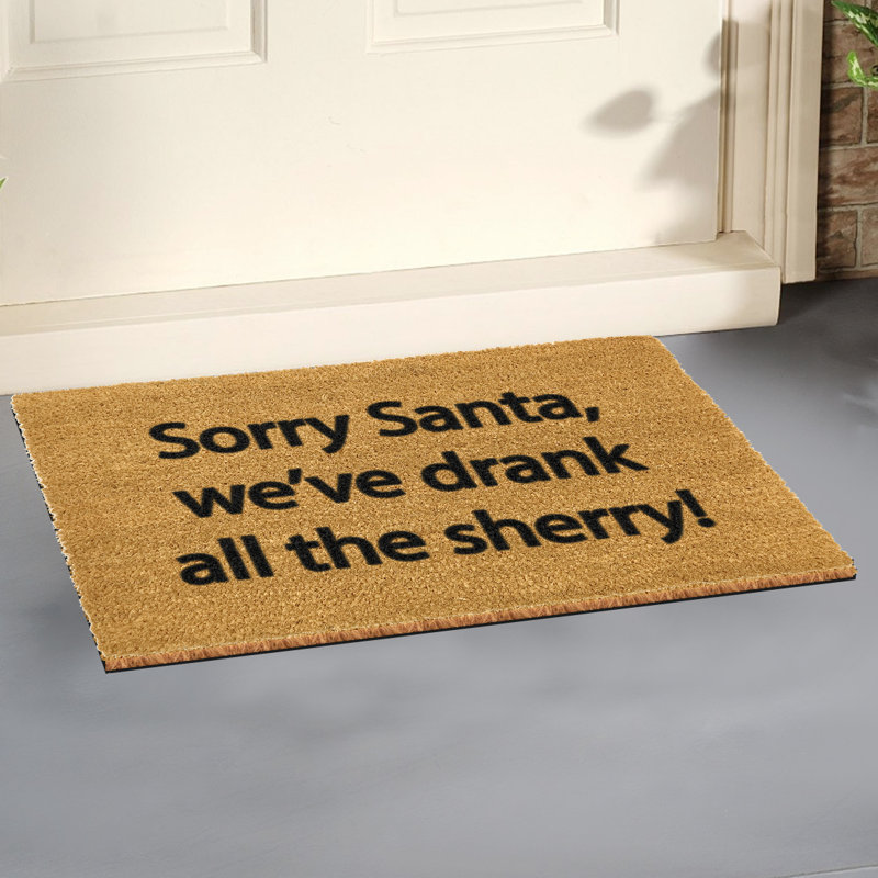 Darianna Non-Slip Christmas Outdoor Doormat