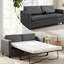 Grand canapé-lit en similicuir gris foncé-1530294646-1417188395
