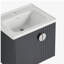 Meuble-lavabo 24 po avec lavabo, pour petite salle de bain, meuble-lavabo avec porte-120102229-120102228