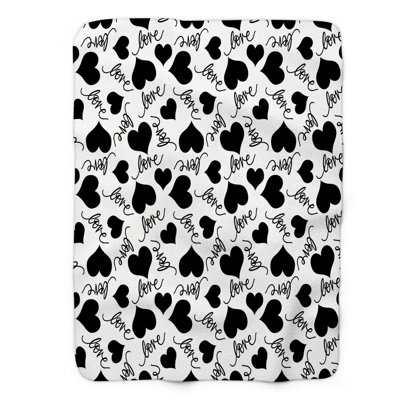 Couverture sherpa noire 1 pièce