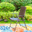Chaise de patio pliante empilable Jessica