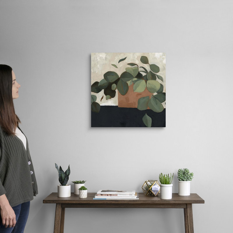 Jade Hoya II, art mural sur toile, Toile tendue, H 20 po x l 20 po