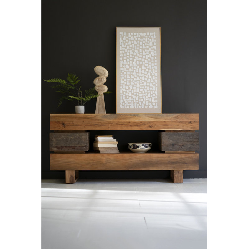 Elser 64'' Solid Wood Console Table