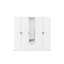 Bari hinged door wardrobe with practical drawers in the middle and handles-98242295-104828274