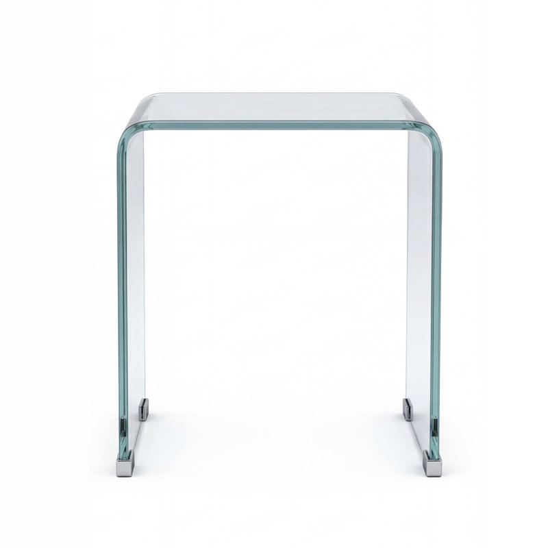 Table basse moderne en verre trempé Kerin