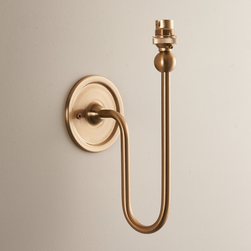 Santiago Wall Fitting finished in Br Aged Brass
