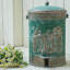 Poubelle vintage de 7,5 litres (2 gallons) à pédale avec couvercle, sac poubelle et poignée, style rustique.-525814919