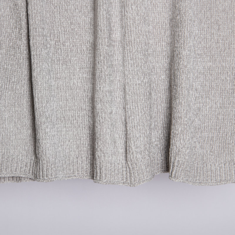 Couverture surdimensionnée en chenille Caspian, Gris clair