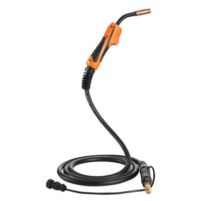 100A MIG Welding Gun with 10FT Cable, Replacement for Lincoln Magnum 100L (K530-6) - with 5PCS Mig Welding Contact Tips