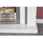 Chilton Adam 100 cm W White Electric Fireplace with 6824 BTU