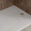 Receveur de douche rectangulaire extra-plat OVE Lenora 122 cm x 91 cm avec bonde latérale dissimulée, blanc uni-136146375