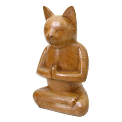 Sculpture pour chat en bois Filicia