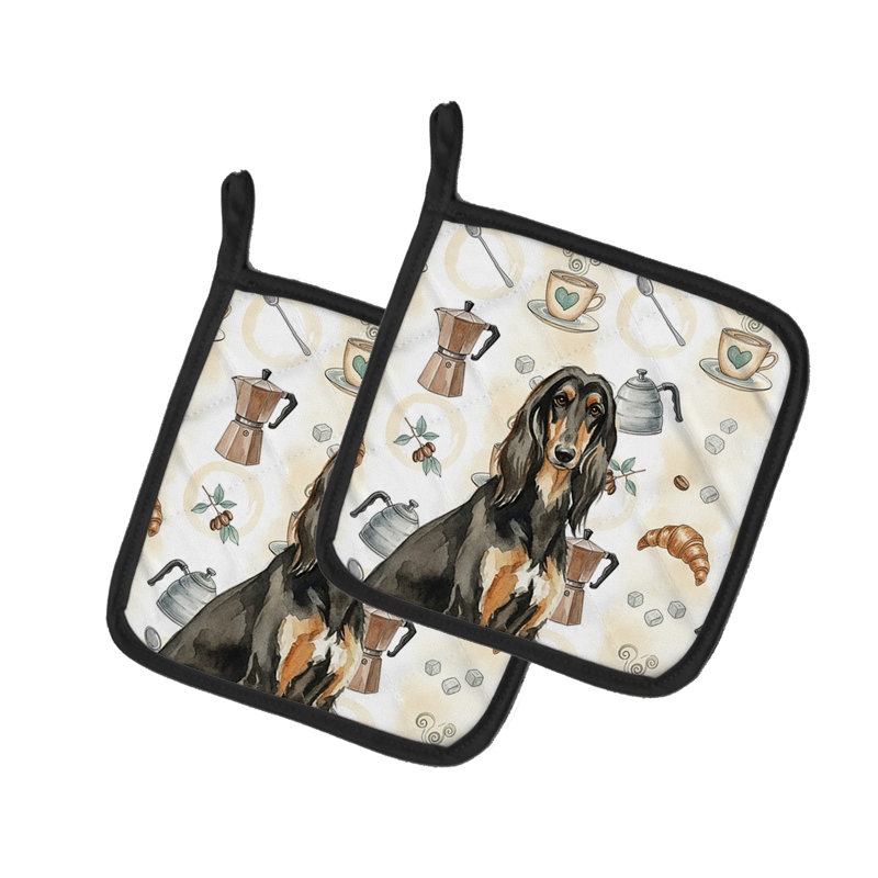 Paire de porte-cafetières Black & Tan