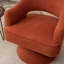 Fauteuil demi-tonneau pivotant de 28 po Kenzlee-2051790429