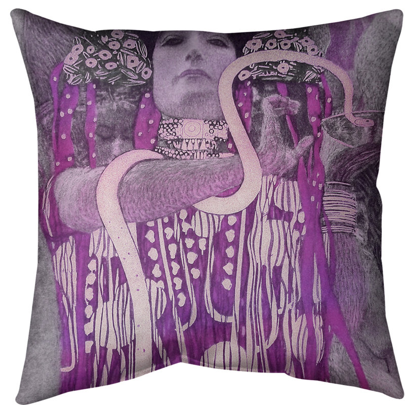 Coussin hygeia, 20 po x 20 po, Rose, Bourre en polyester